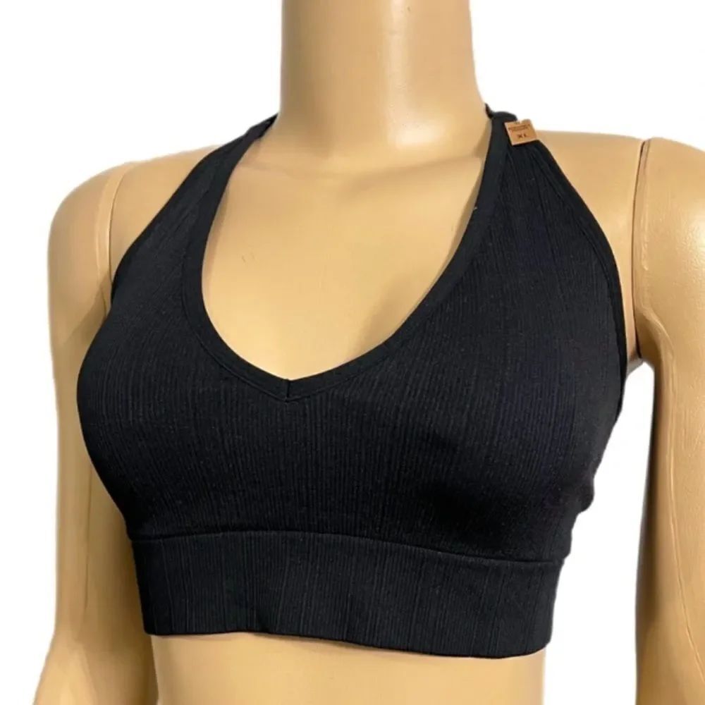 Victorias Secret Pink Seamless Lined Removable padding halter bralette bra Xl